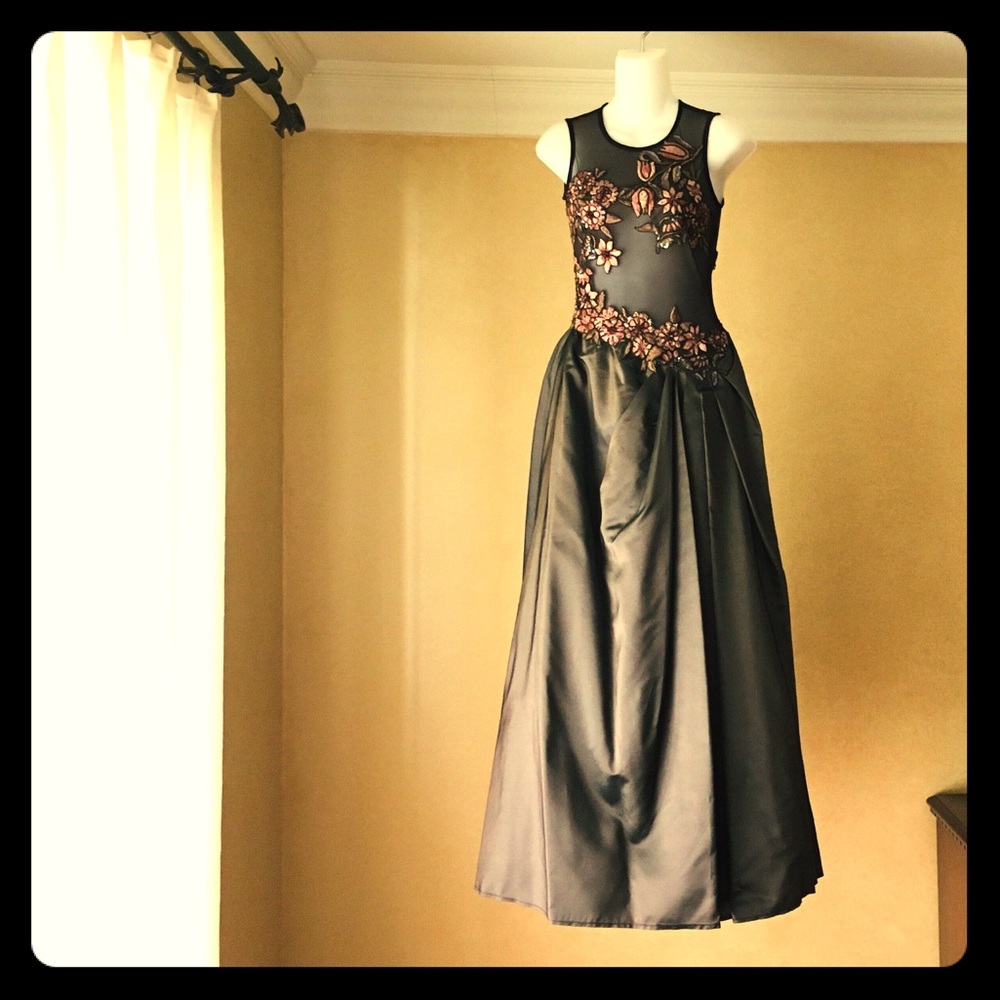 Jessica McClintock Taffeta Gown size 4